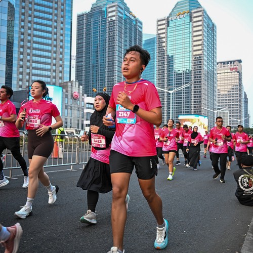 Race photo from SMARTFREN RUN 2026