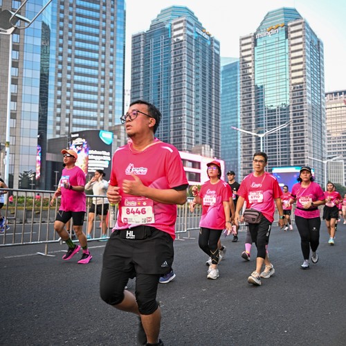 Race photo from SMARTFREN RUN 2026