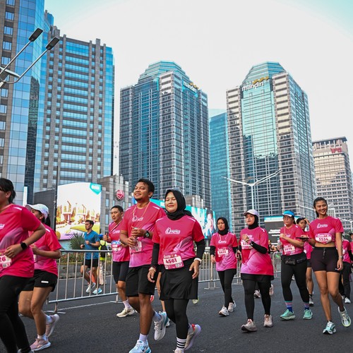 Race photo from SMARTFREN RUN 2026
