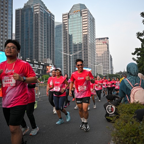 Race photo from SMARTFREN RUN 2026