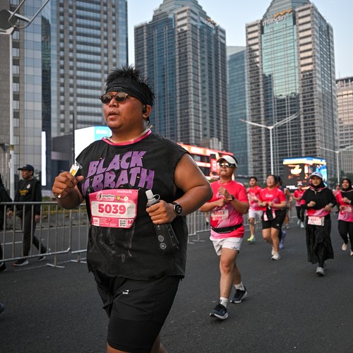 Race photo from SMARTFREN RUN 2026