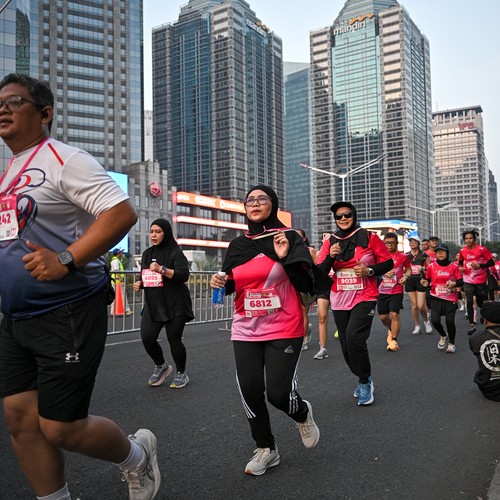 Race photo from SMARTFREN RUN 2026
