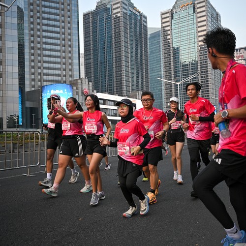 Race photo from SMARTFREN RUN 2026