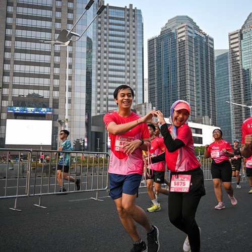Race photo from SMARTFREN RUN 2026