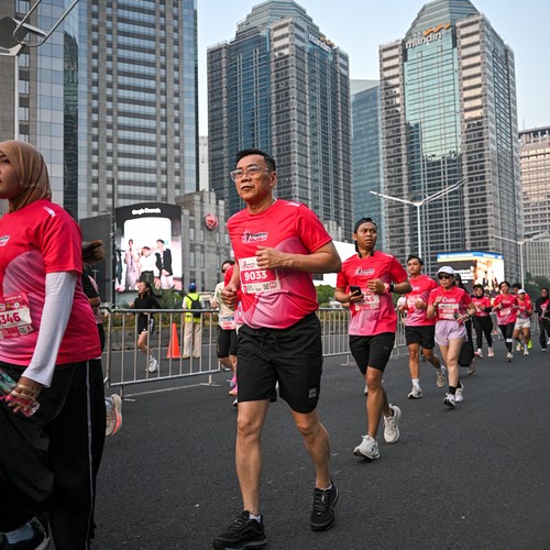 Race photo from SMARTFREN RUN 2026