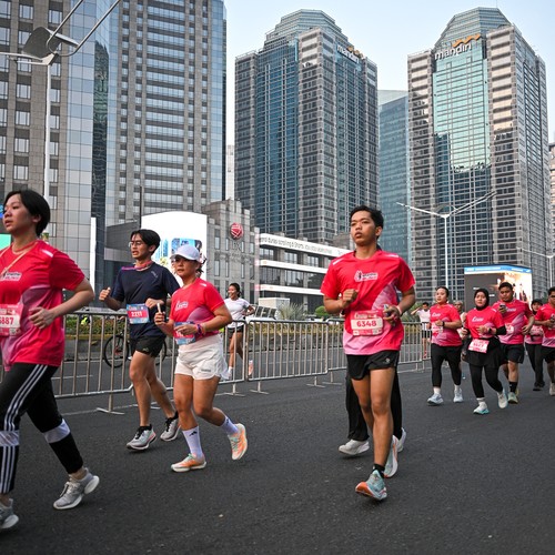 Race photo from SMARTFREN RUN 2026