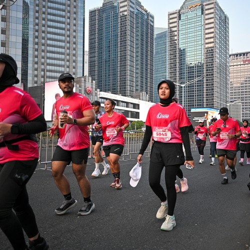 Race photo from SMARTFREN RUN 2026