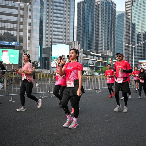 Race photo from SMARTFREN RUN 2026