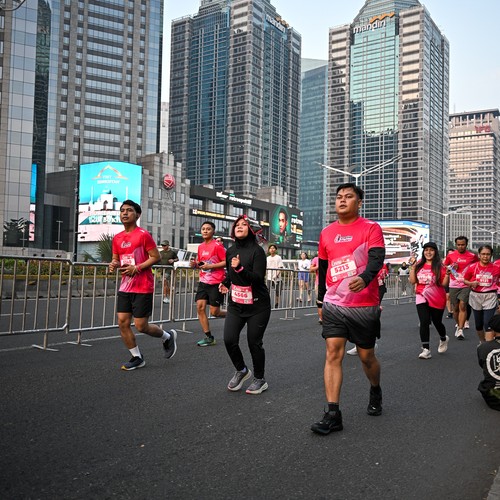 Race photo from SMARTFREN RUN 2026