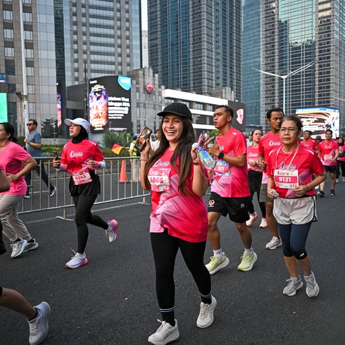 Race photo from SMARTFREN RUN 2026