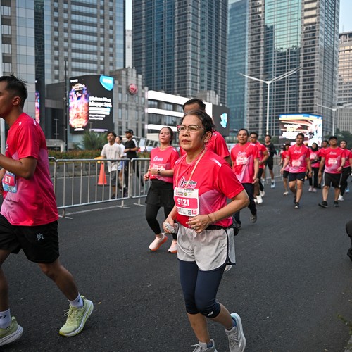 Race photo from SMARTFREN RUN 2026