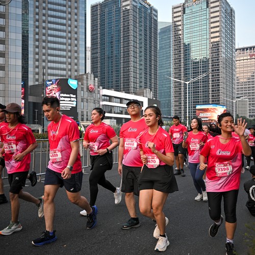 Race photo from SMARTFREN RUN 2026