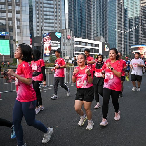 Race photo from SMARTFREN RUN 2026