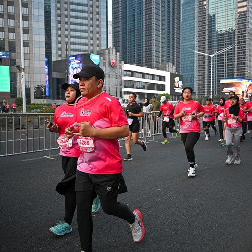 Race photo from SMARTFREN RUN 2026