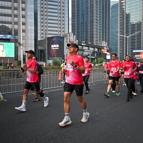 Race photo from SMARTFREN RUN 2026
