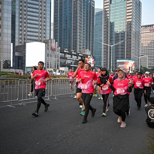 Race photo from SMARTFREN RUN 2026