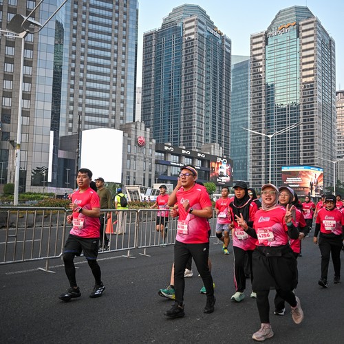 Race photo from SMARTFREN RUN 2026