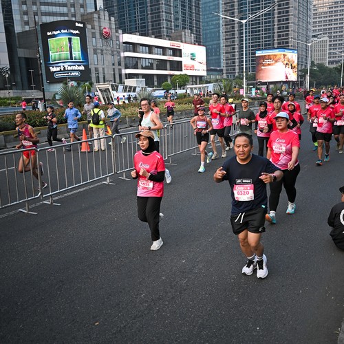 Race photo from SMARTFREN RUN 2026