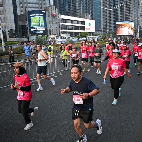 Race photo from SMARTFREN RUN 2026