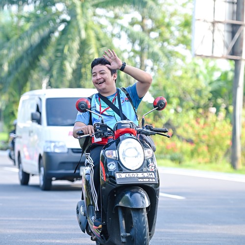 Race photo from BOGORUN 2026