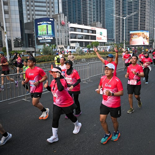 Race photo from SMARTFREN RUN 2026