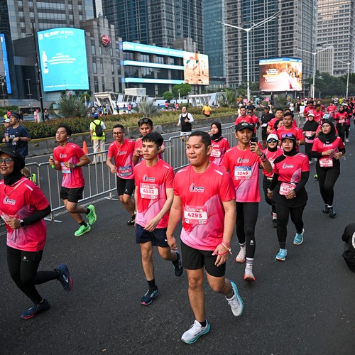 Race photo from SMARTFREN RUN 2026