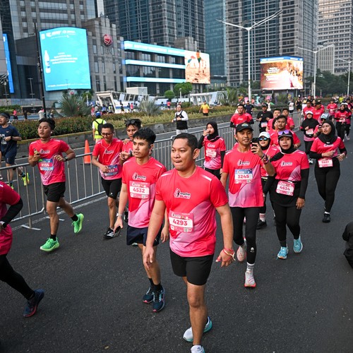Race photo from SMARTFREN RUN 2026