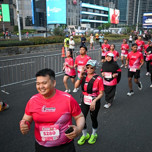 Race photo from SMARTFREN RUN 2026