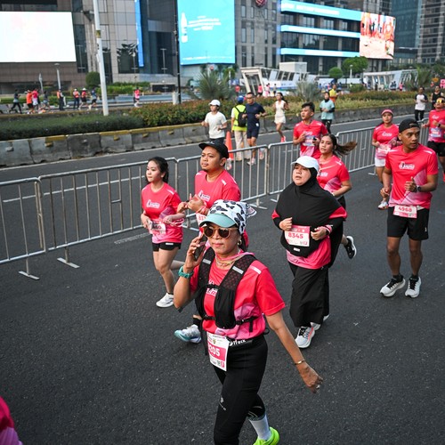 Race photo from SMARTFREN RUN 2026
