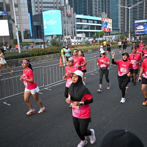 Race photo from SMARTFREN RUN 2026