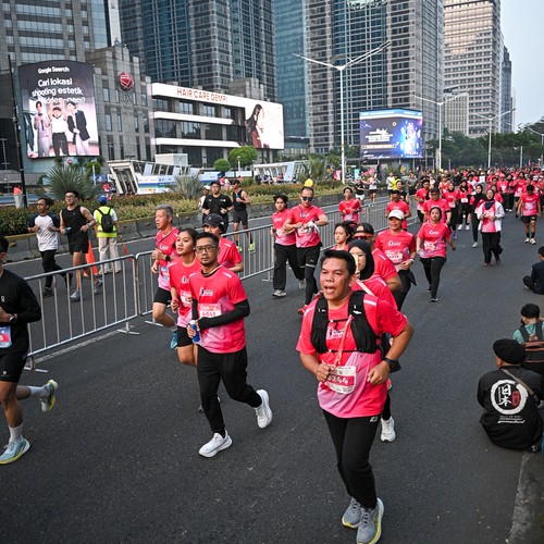 Race photo from SMARTFREN RUN 2026