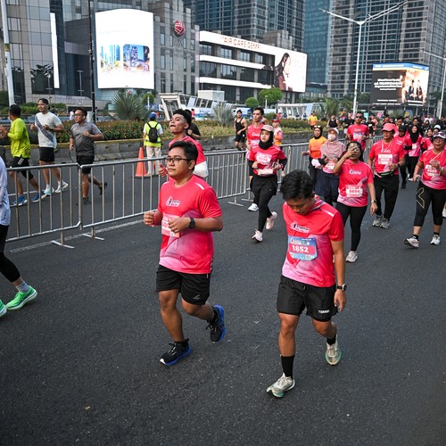 Race photo from SMARTFREN RUN 2026