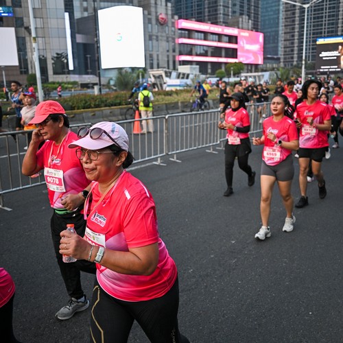 Race photo from SMARTFREN RUN 2026