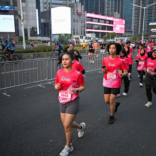 Race photo from SMARTFREN RUN 2026