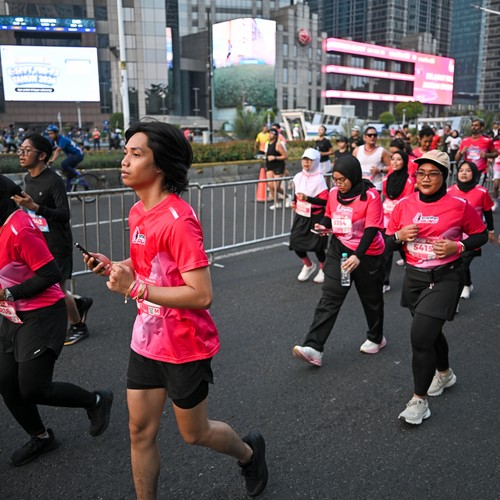 Race photo from SMARTFREN RUN 2026
