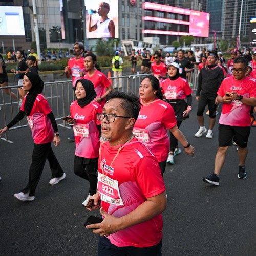Race photo from SMARTFREN RUN 2026