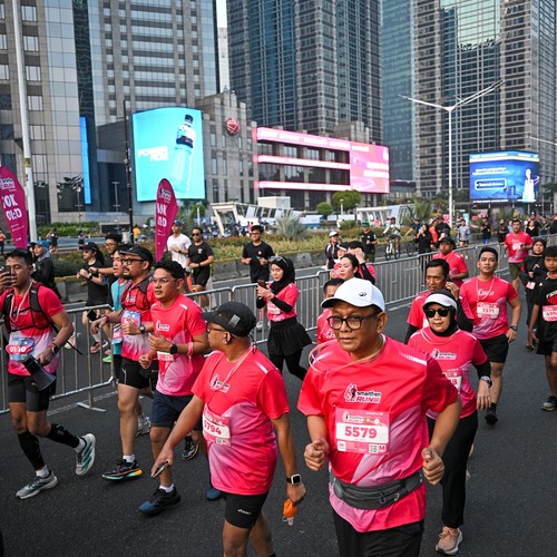 Race photo from SMARTFREN RUN 2026