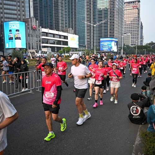 Race photo from SMARTFREN RUN 2026