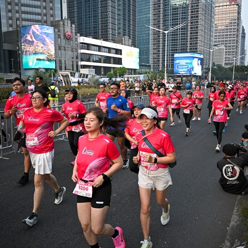 Race photo from SMARTFREN RUN 2026