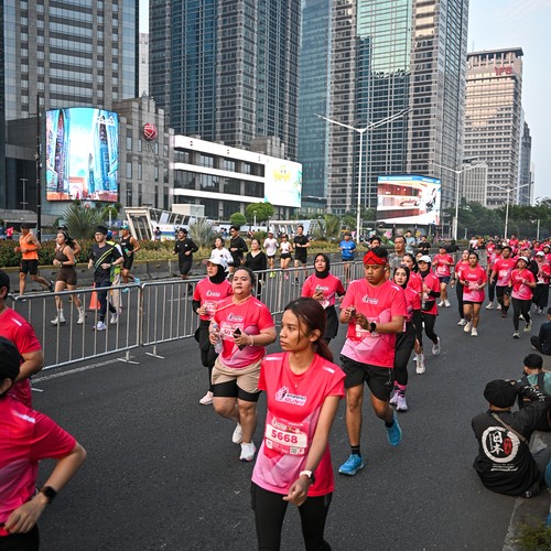 Race photo from SMARTFREN RUN 2026