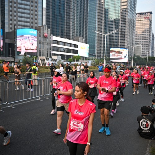 Race photo from SMARTFREN RUN 2026