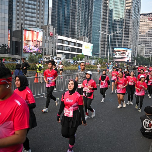 Race photo from SMARTFREN RUN 2026