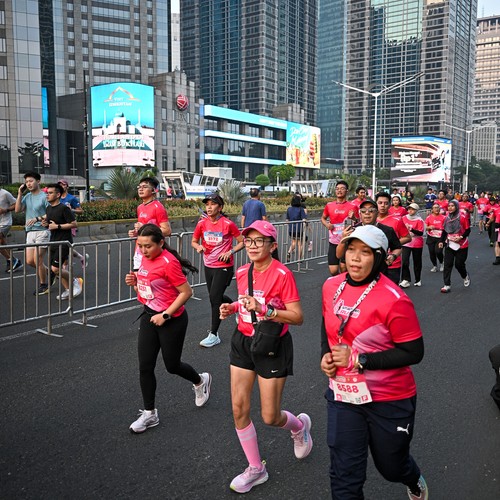 Race photo from SMARTFREN RUN 2026