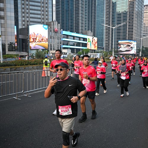 Race photo from SMARTFREN RUN 2026