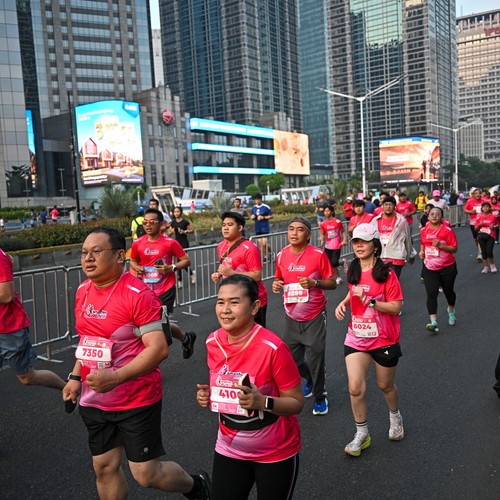 Race photo from SMARTFREN RUN 2026