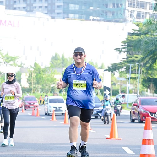 Race photo from BOGORUN 2026