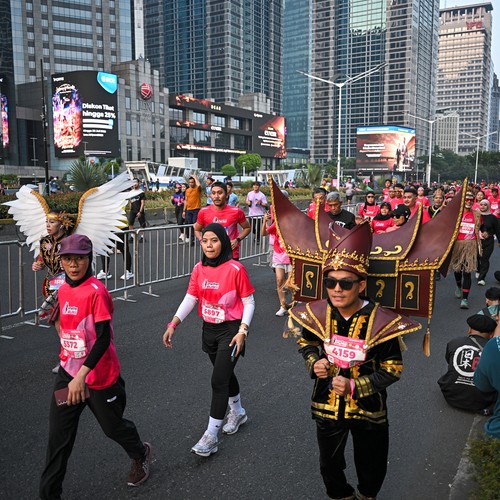 Race photo from SMARTFREN RUN 2026