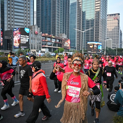 Race photo from SMARTFREN RUN 2026