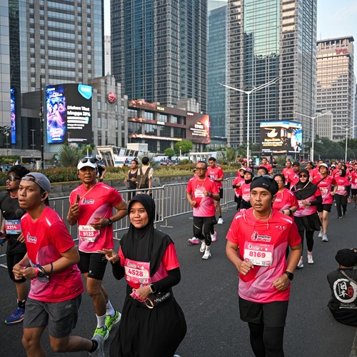 Race photo from SMARTFREN RUN 2026