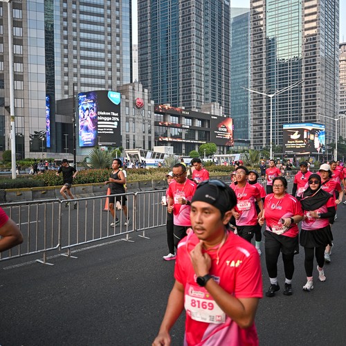 Race photo from SMARTFREN RUN 2026